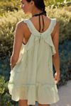 By Anthropologie Boho Ruffle Mini Dress