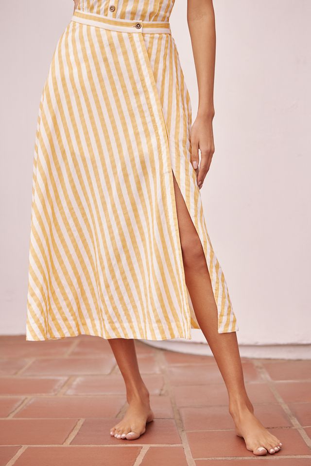 Celandine Midi Wrap Skirt #1