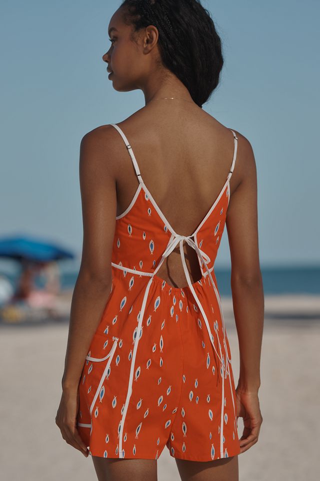 Celandine Piped Pocket Romper #2