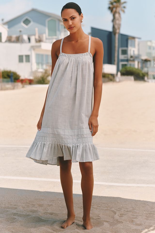 Celandine Cotton Sleeveless Mini Dress #3