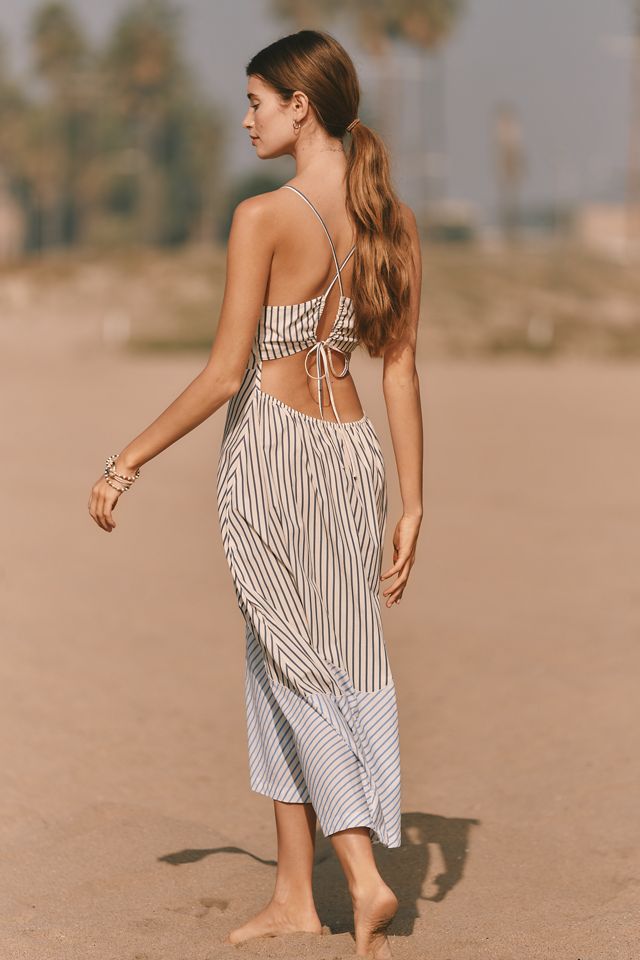Celandine Sunshine Stripe Mini Dress | Anthropologie