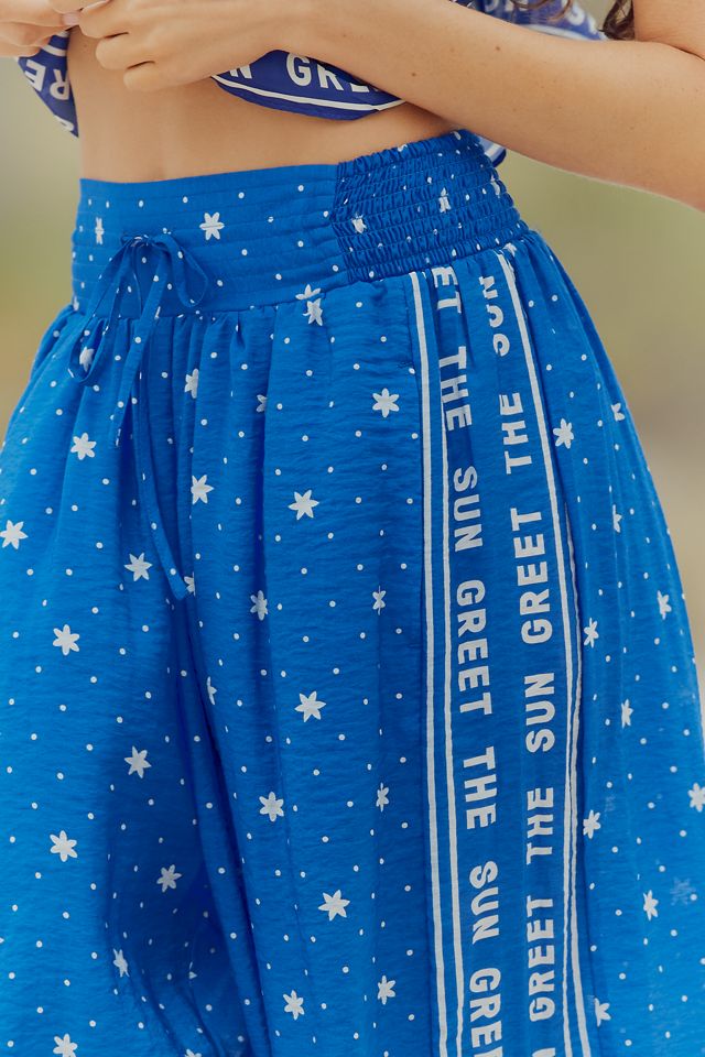 Celandine Smocked Balloon Pants #1