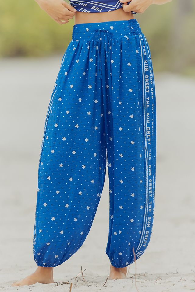 Celandine Smocked Balloon Pants | Anthropologie