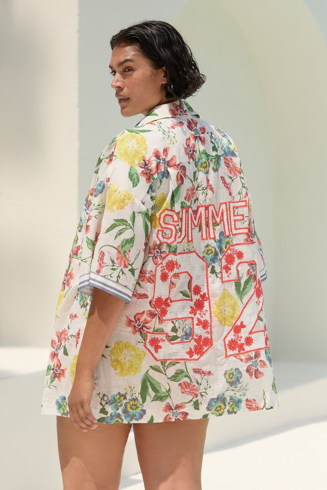 By Anthropologie Short-Sleeve Buttondown Shirt #5