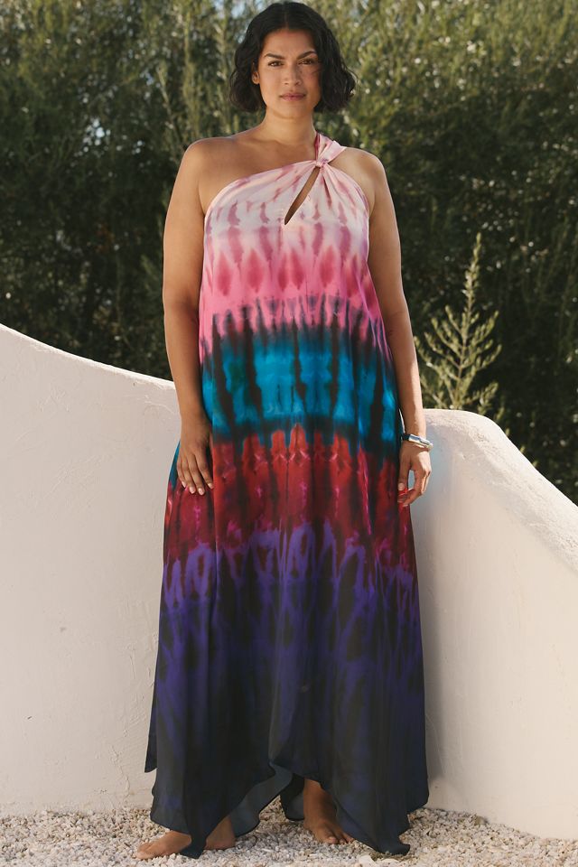 By Anthropologie One-Shoulder Glam Midi Dress #4