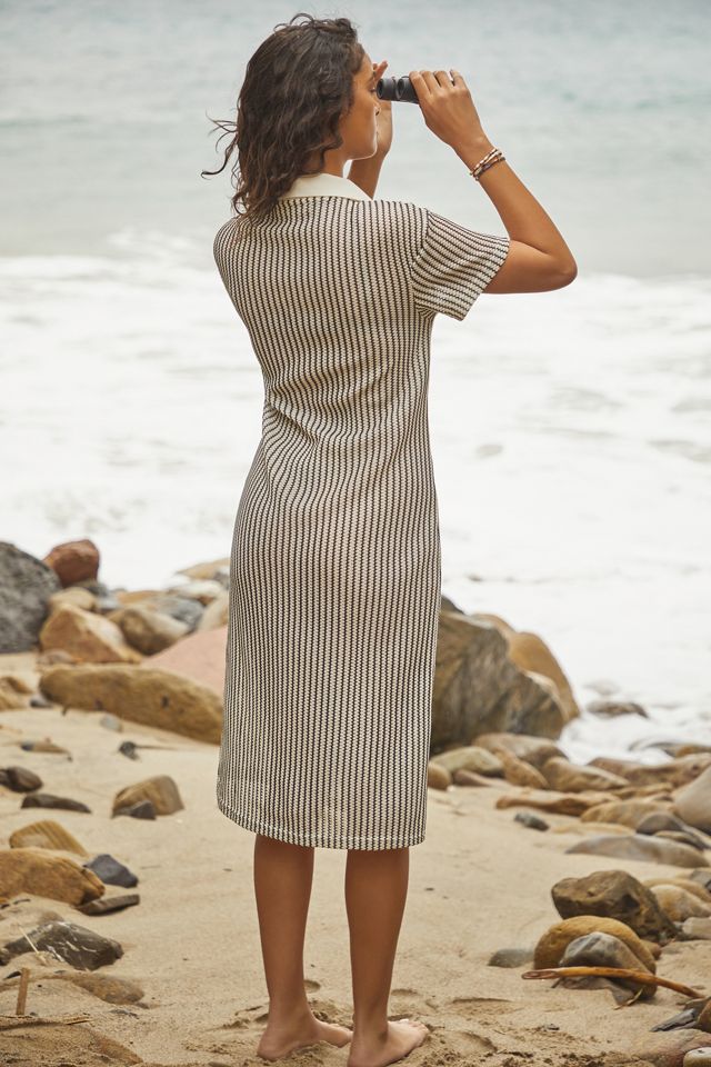 anthropologie blue tassel dress Collared Midi COLOR:Black (As in The Pictures) price slider A-line Scoop 1/2 Sleeves