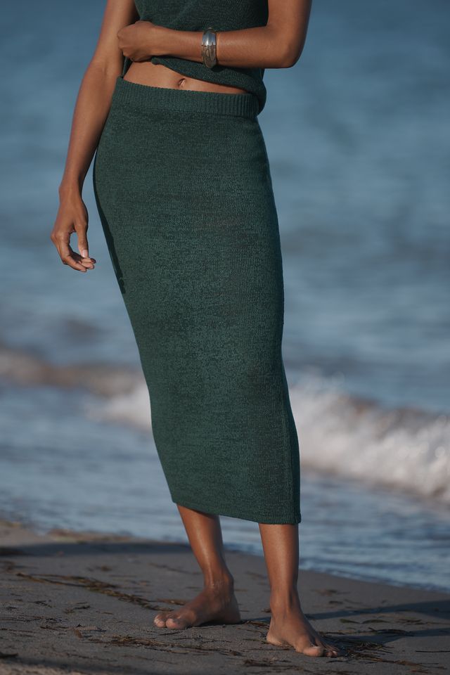 Sunday in Brooklyn Knit Maxi Skirt #1