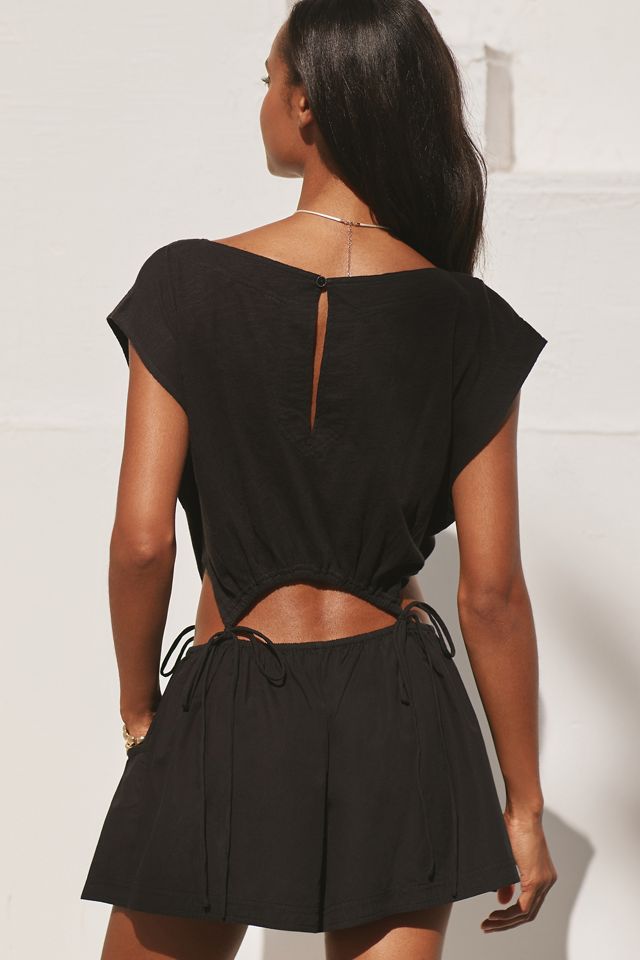 By Anthropologie The Last Light Cutout Romper #1