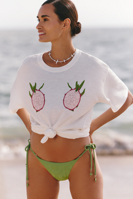 Celandine X Agathe Marty Graphic Tee In Multi