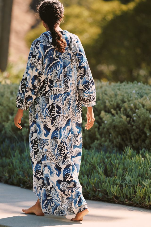 The Carolita Printed Tiered Shirt Dress by Celandine #5
