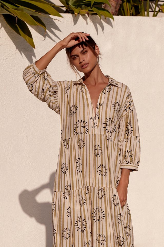 The LouLou Avenue Carolita Printed Tiered Shirt Dress #2