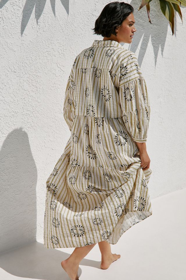 The LouLou Avenue Carolita Printed Tiered Shirt Dress #5