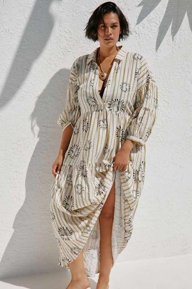 The LouLou Avenue Carolita Printed Tiered Shirt Dress #6