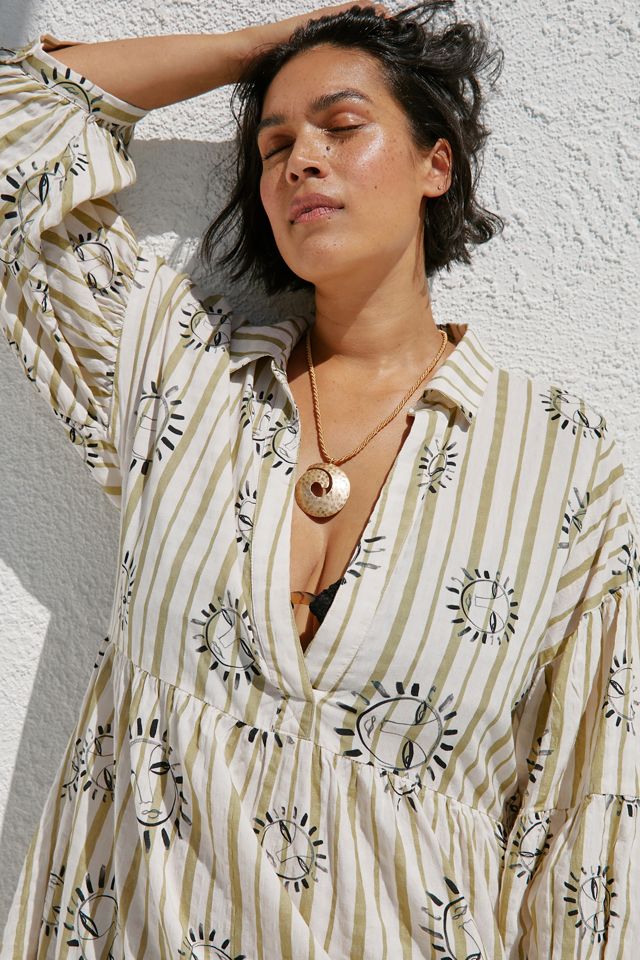The LouLou Avenue Carolita Printed Tiered Shirt Dress #4
