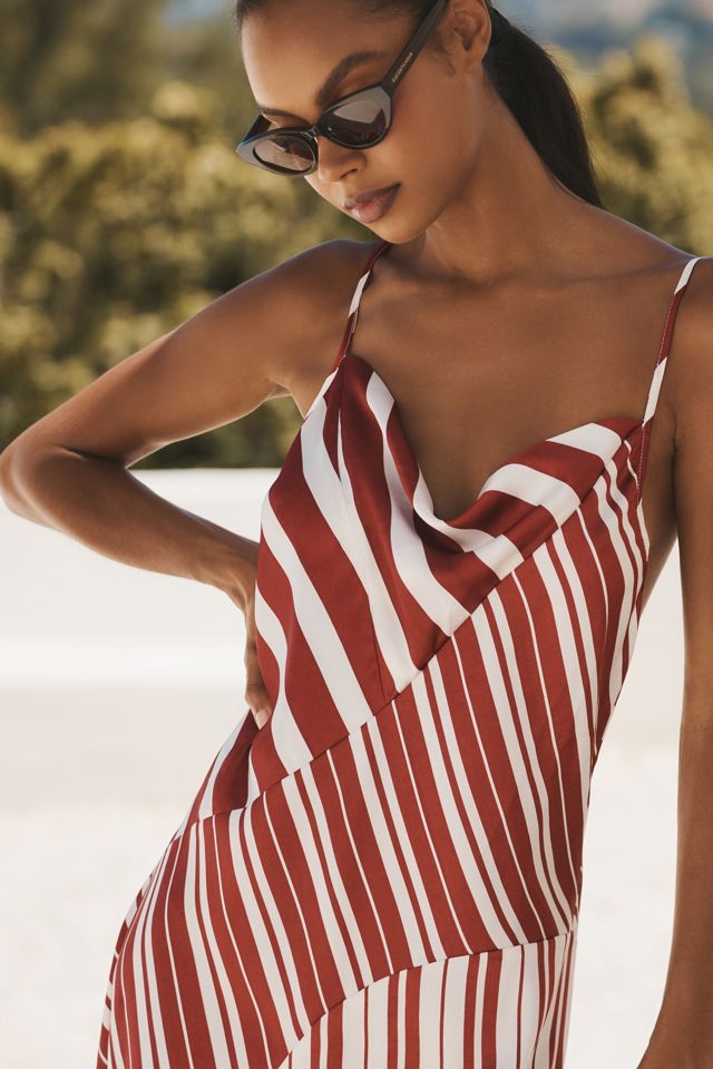 By Anthropologie Ärmellos Asymmetrisch Midi Kleid #2