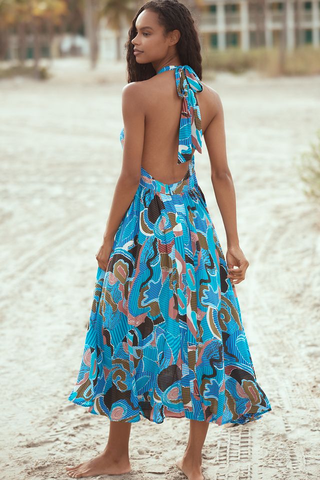 By Anthropologie Sleeveless Cutout Midi Dress #2