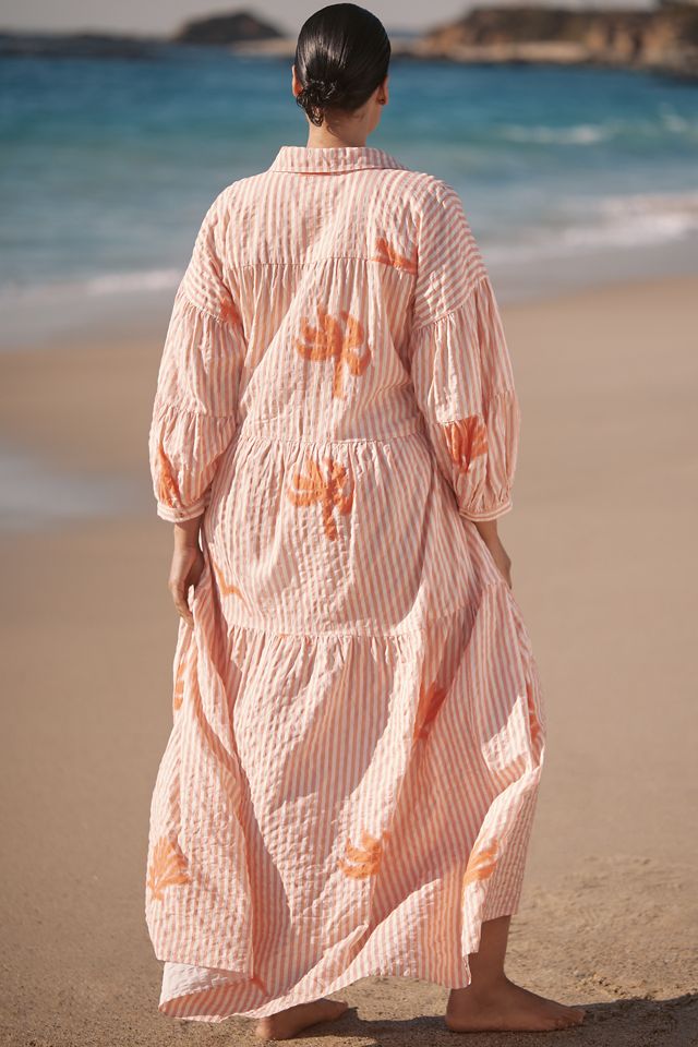 The Carolita Printed Tiered Shirt Dress by Celandine:  Daniella Manini Edition #5