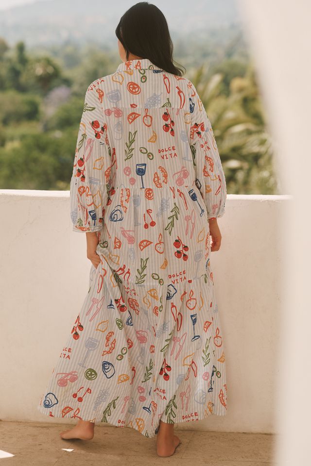 The Carolita Printed Tiered Shirt Dress: Jordan Nickson Edition #6