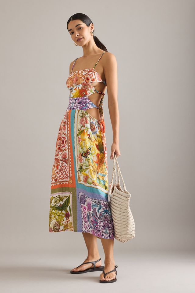 Robe mi-longue sans manches ornée de perles Celandine x Emily Carter #3