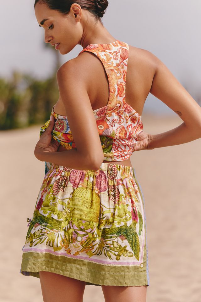 Celandine x Emily Carter Tie-Side Mini Skirt #2