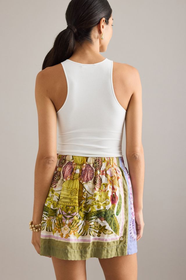 Celandine x Emily Carter Tie-Side Mini Skirt #2