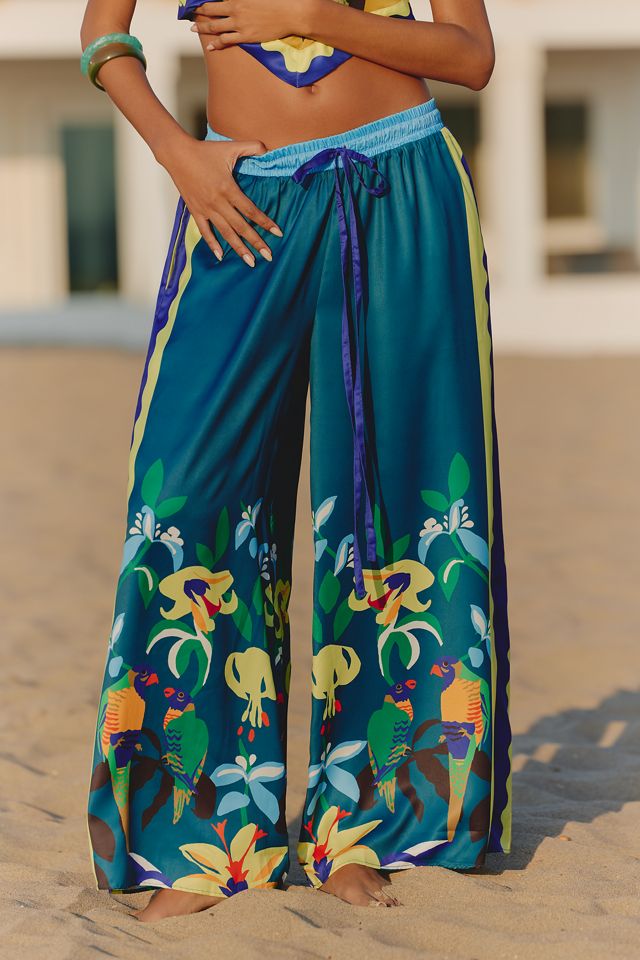 Celandine x Claire Colin Wide-Leg Drawstring Pants #1