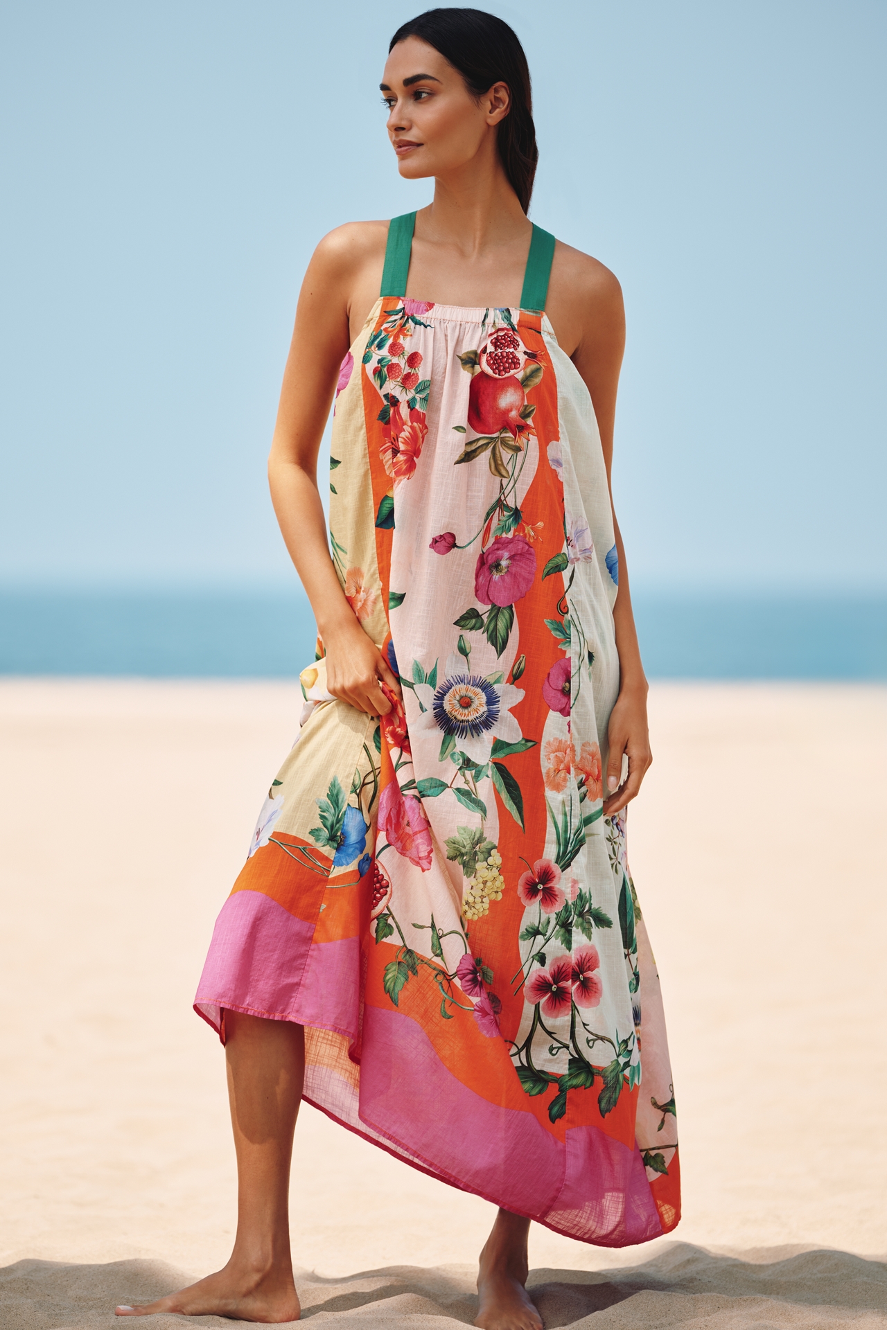 Celandine Apron Midi Dress