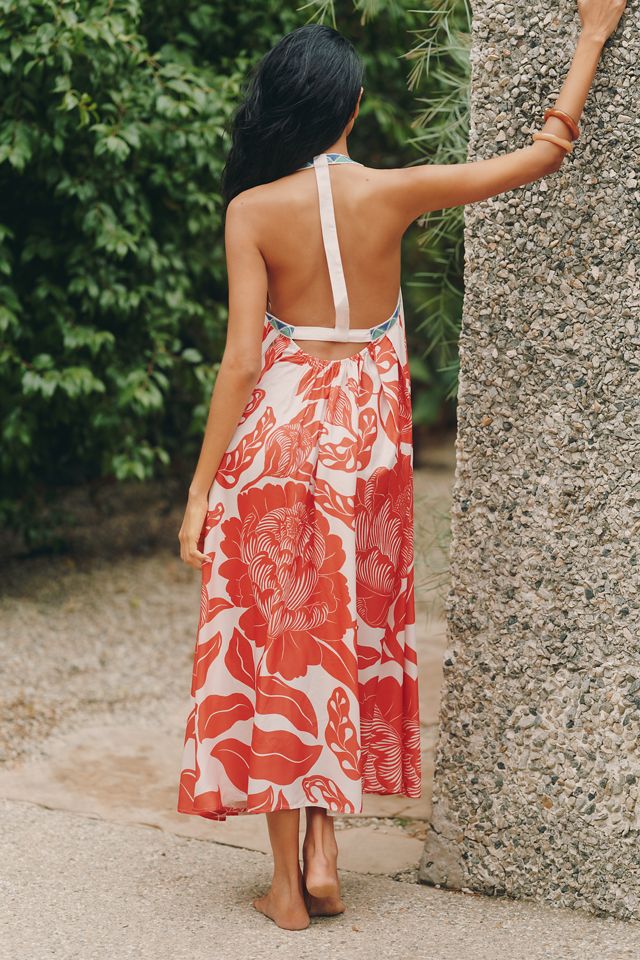 Robe midi en soie Celandine x Grace Gillespie #1