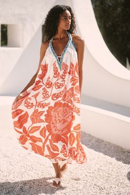 Robe midi en soie Celandine x Grace Gillespie