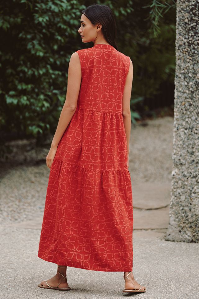 Celandine Kallie Cotton Gauze Printed Sleeveless Midi Dress #1