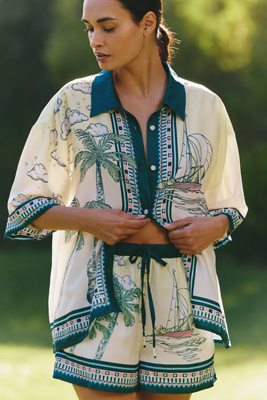 Celandine Casuarina Shorts In Multi