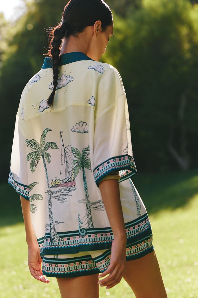 Celandine Casuarina Short-Sleeve Surf Shirt #2