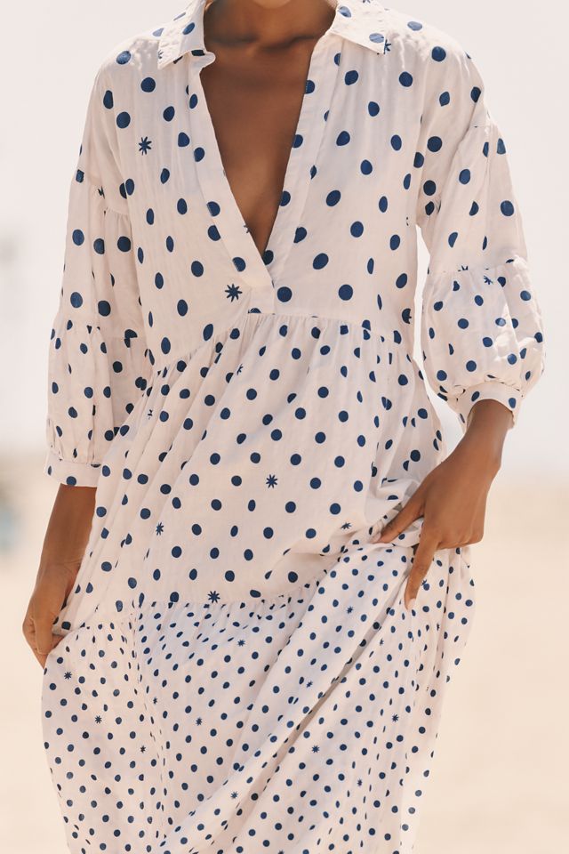 Carolita Printed Tiered Shirtdress by Celandine #3