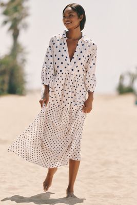 ワンピース apolina INA dress (Lounger Stripe) 3-5y Kids Apolina Ina Dress - Lounger Stripe | Garmentory