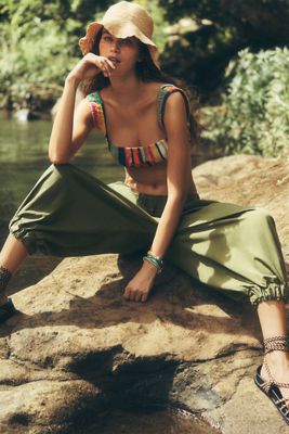 Celandine Multi-Stripe Scoop-Neck Tank