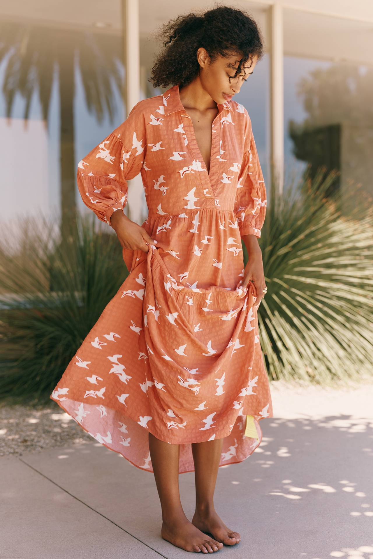Celandine Carolita Long-Sleeve Dress