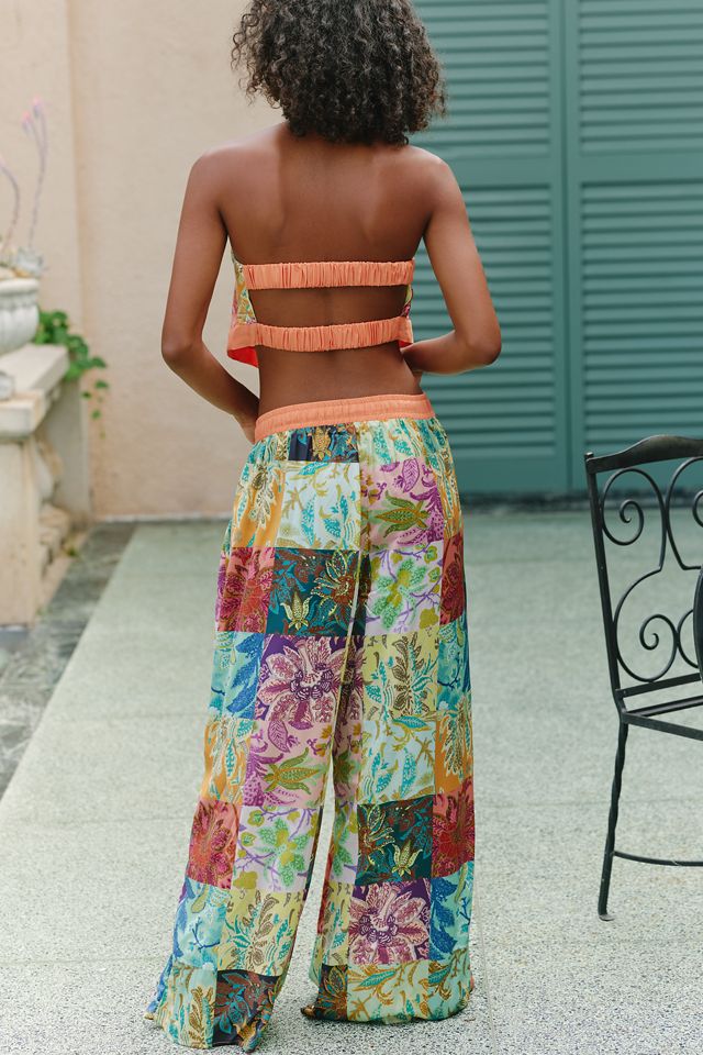 Celandine Scarf Wide-Leg Pants #1