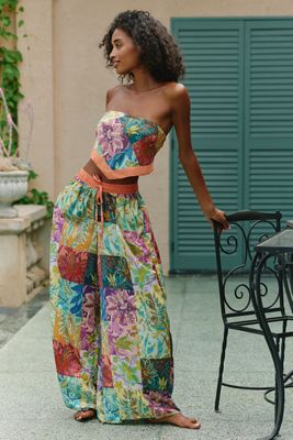 Pantalones Anchos con Bufanda Celandine