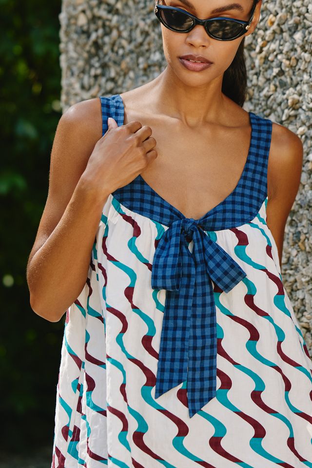 Celandine Cabana Babydoll Mini Dress #3