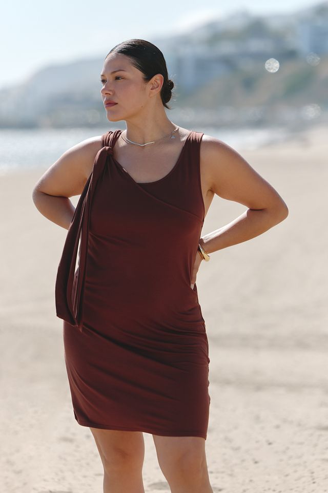 Celandine Ruched Slinky Mini Dress #3