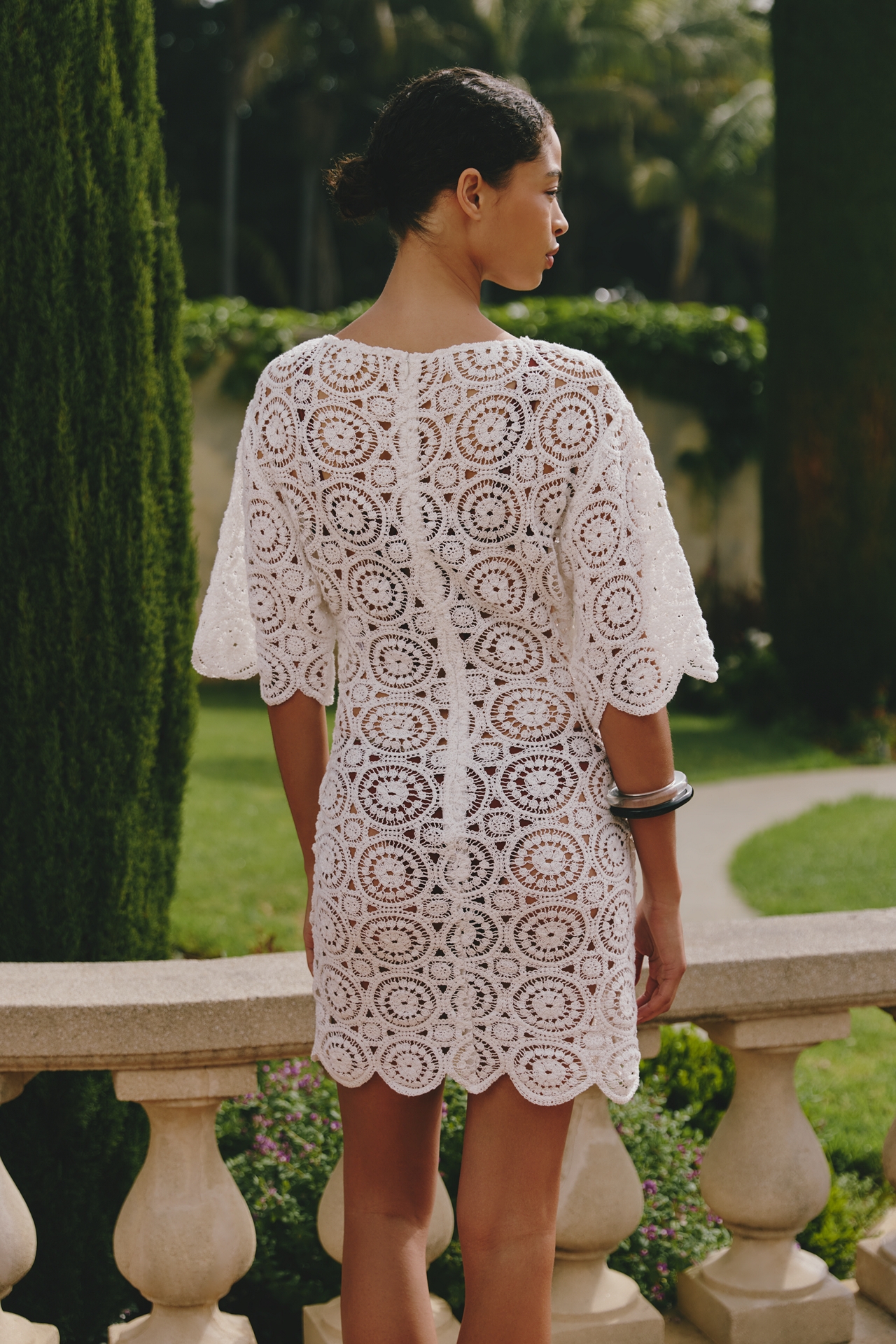 Suboo Heather Crochet Mini Dress