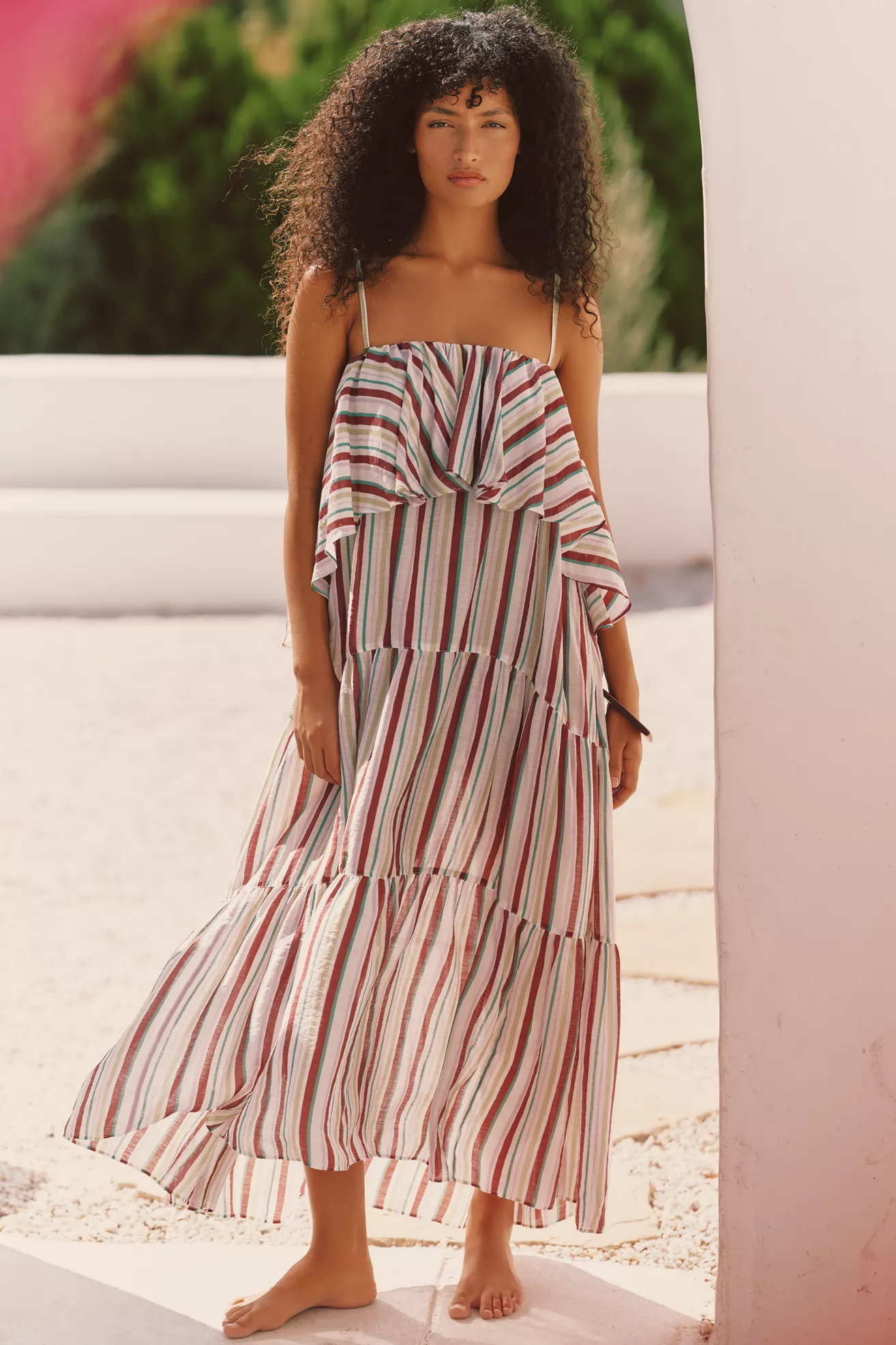Celandine Tiered Midi Dress