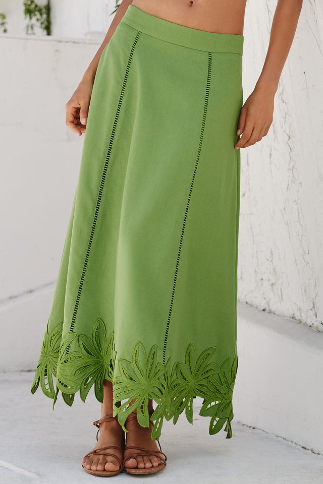 English Factory Palm Tree Skirt #2