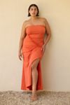 Gabbie Strapless Ruched Tube Dress