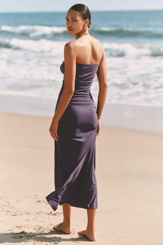 The Gabbie Strapless Ruched Tube Dress by Celandine #2
