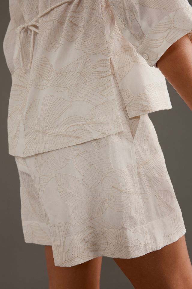 Object Lamira 3/4 Sleeve Embroidered Shirt #4