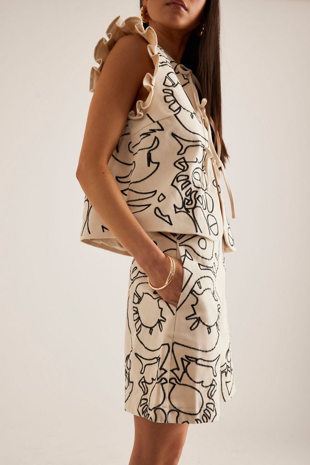Shorts Anchos Object Maple de Talle Alto #2