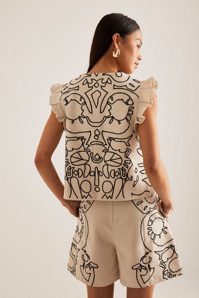 Chaleco Maple Tie-Front Object #1