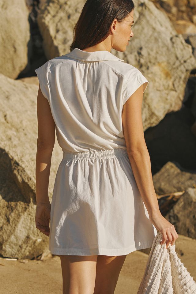 By Anthropologie Short-Sleeve Cutout Mini Dress #2