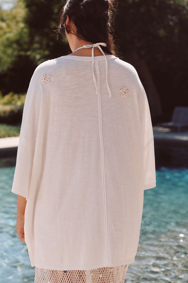 Celandine Shells for Days Embellished Tee #4